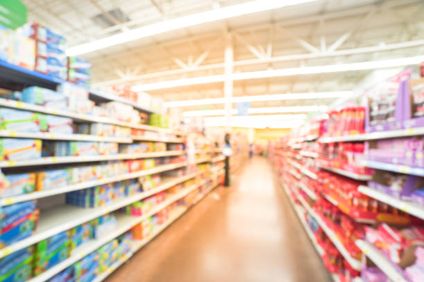 istock Blurred dink mixed, boxed juice at grocery store in USA 962569624
