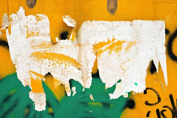 istock Old ripped torn paper crumpled creased posters grunge textures backdrop backgrounds 962569936