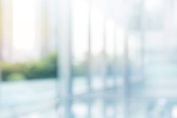 Blurred abstract grey glass wall building background. Blurred abstract grey glass wall from building background. thai door stock pictures, royalty-free photos & images