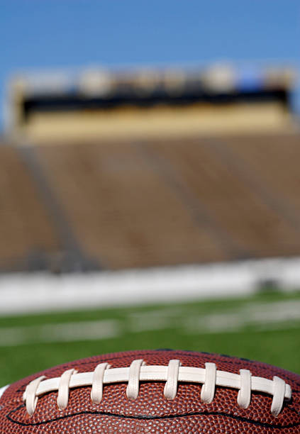 istock Football in Stadium 96260084