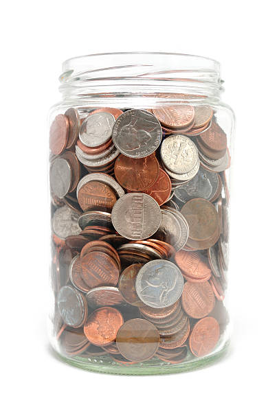istock Jar Full of Coins 96260472