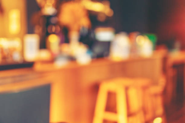 istock Blurred background made with Vintage Tones,Coffee shop blur background with bokeh 962609830