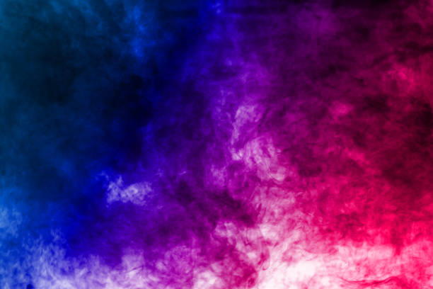 istock Multicolored smoke on white background. Abstract bright colorful smoke on background. Color   smoke clouds. 962618846