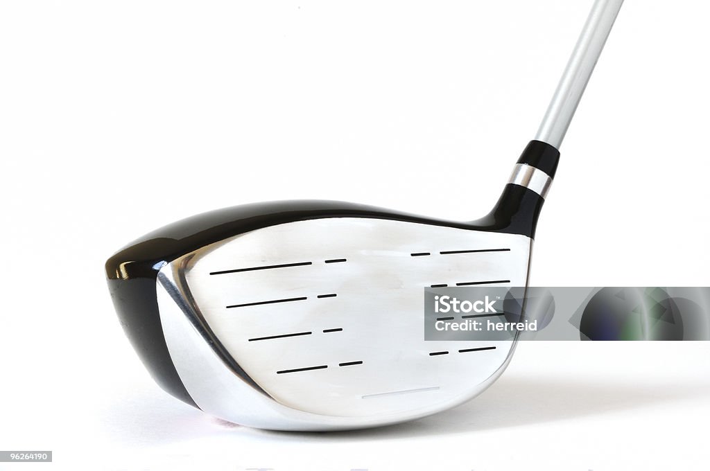 Golf Club, Driver (One Wood)  Black Color Stock Photo