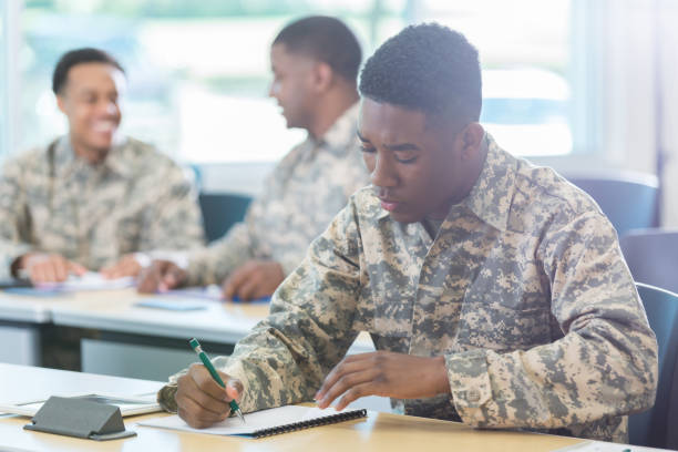 istock American soldier in classroom 962642286