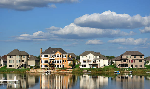 istock Suburban Executive Homes on Lake 96264461
