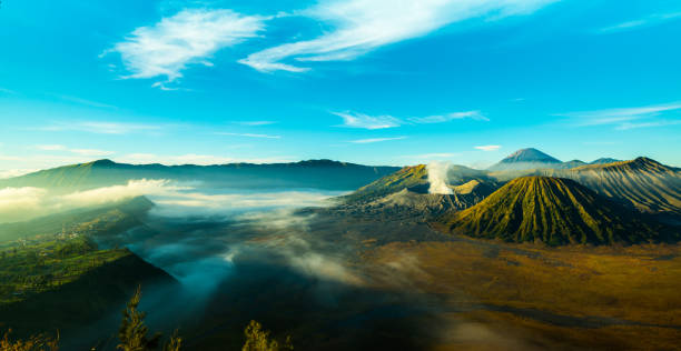 istock The active volcano of Mount Bromo during sunrise 962648788