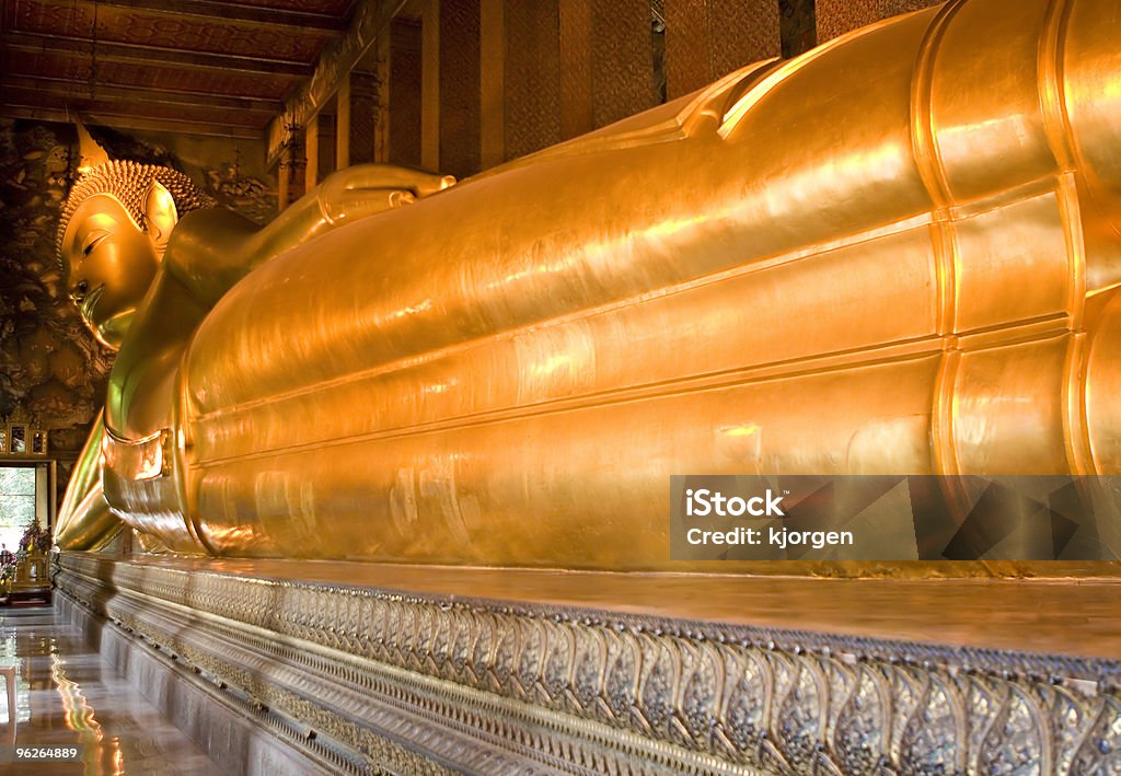 Buda Reclinado - Foto de stock de Bangkok royalty-free