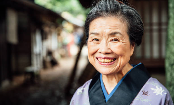 istock Traditional Japanese Senior Woman 962654628