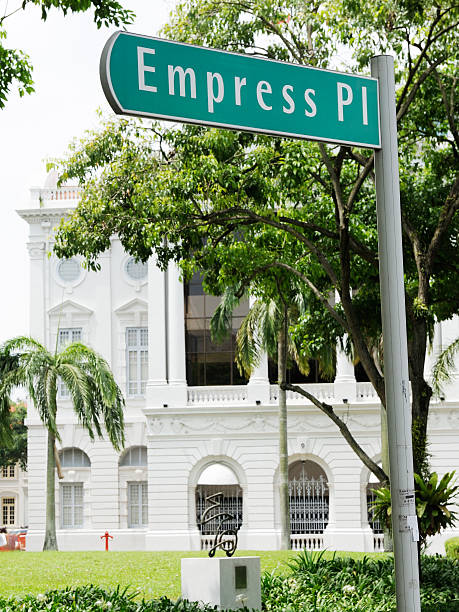 istock Street Sign in downtown, Singapore 96266250