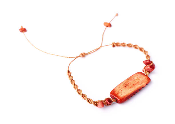 istock Beautiful red friendship bracelet 962664960