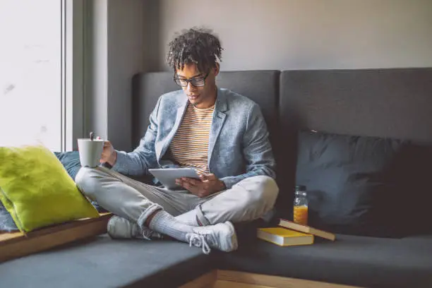 Photo of Businessman taking a break