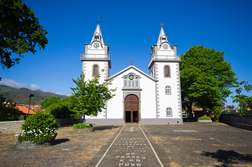 Church in village Prazeres - Madeira, Portugal