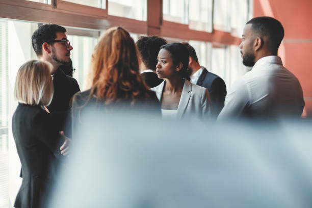 istock Business people standing in the office 962687968
