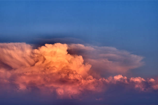 istock Background of clouds in the sky at sunset. 962689168