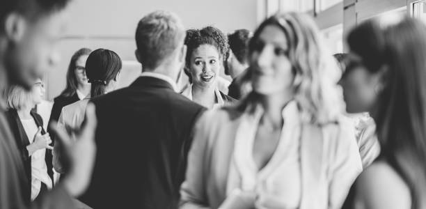Business people standing in the office