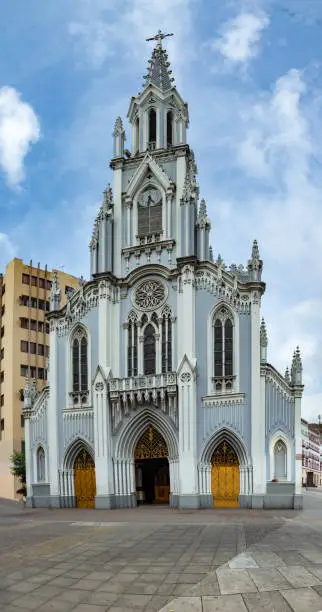 Church of the Ermita in the city of Santiago de Cali, Colombia. located in the center of the city