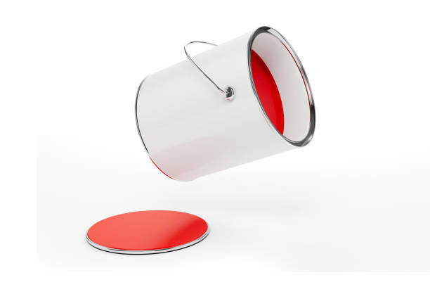 istock 3d paint bucket, decoration concept 962702590