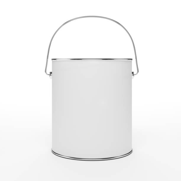 istock 3d paint bucket on white background 962702602