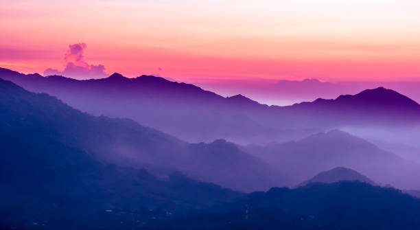 istock purple sunset in the mountains 962710968