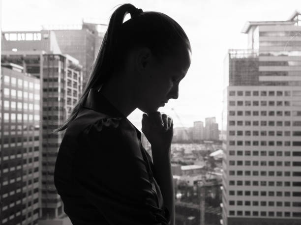 istock Depressed businesswoman 962714020