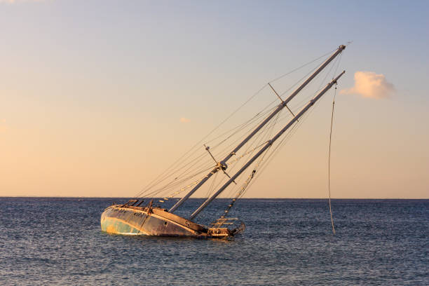 Passenger ship sinking