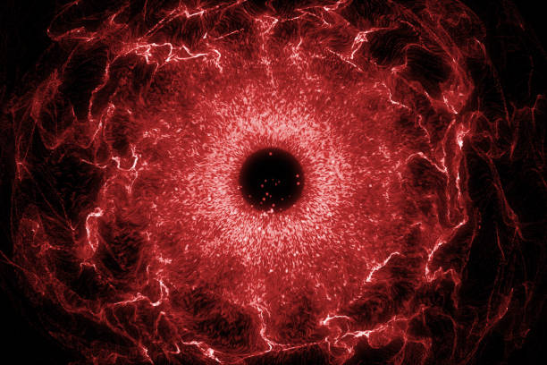 istock Red flame effects, swirl shapes 962717368