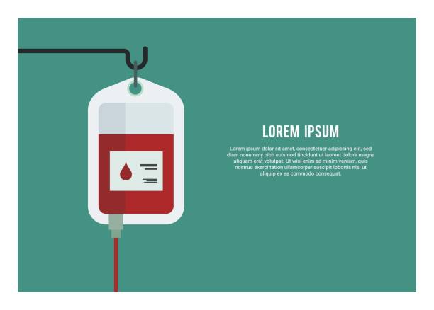 ilustraciones, imágenes clip art, dibujos animados e iconos de stock de ilustración simple de la bolsa de sangre - blood bag