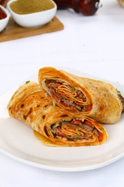 istock Chicken Fajita Wrap Sandwich - Burrito 962725340