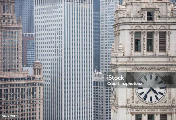 Architecture Detail Chicago Architecture Concept Stock Photo - Download Image Now