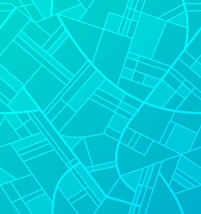 Seamless city streets background.