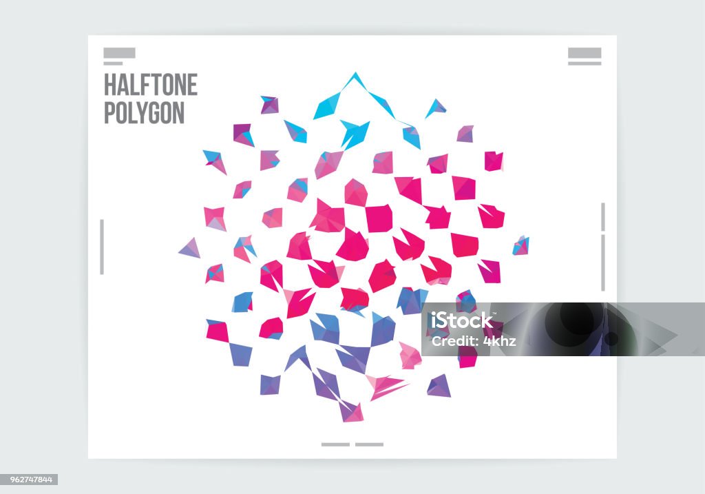 Basic Half Pattern Design Abstract Halftone Graphic Design Pattern Layout Template Stock ...