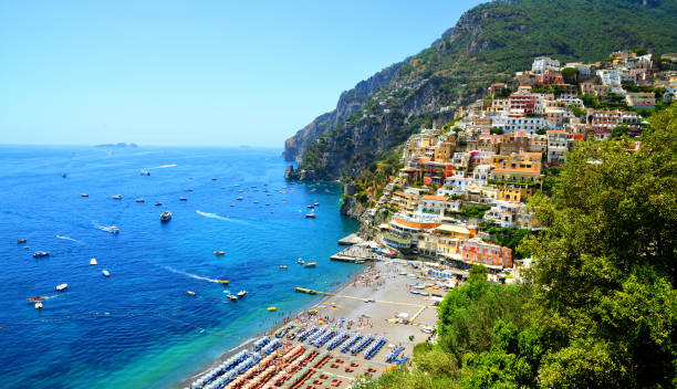 istock View on Positano on Amalfi coast, Italy. 962759350