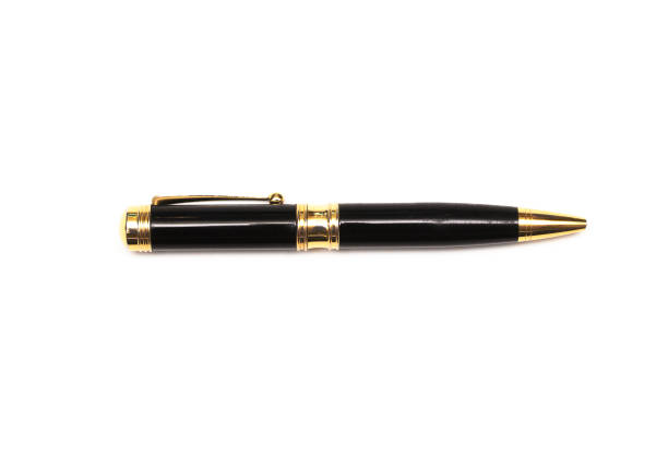 stylo. - pen writing instrument pencil gold photos et images de collection