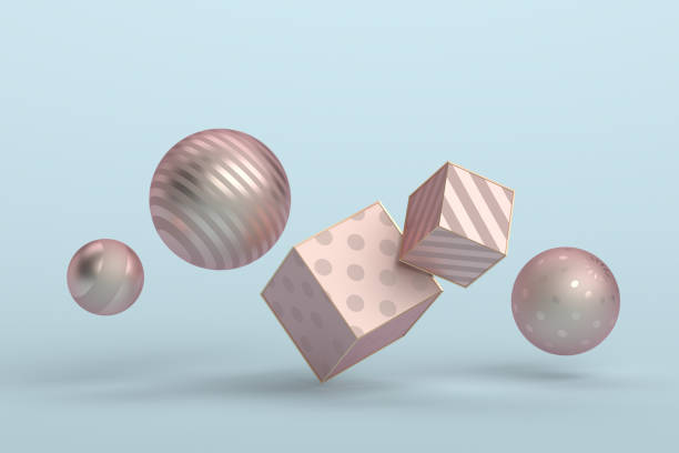 istock Abstract 3D Rendering of Geometric Shapes 962770680