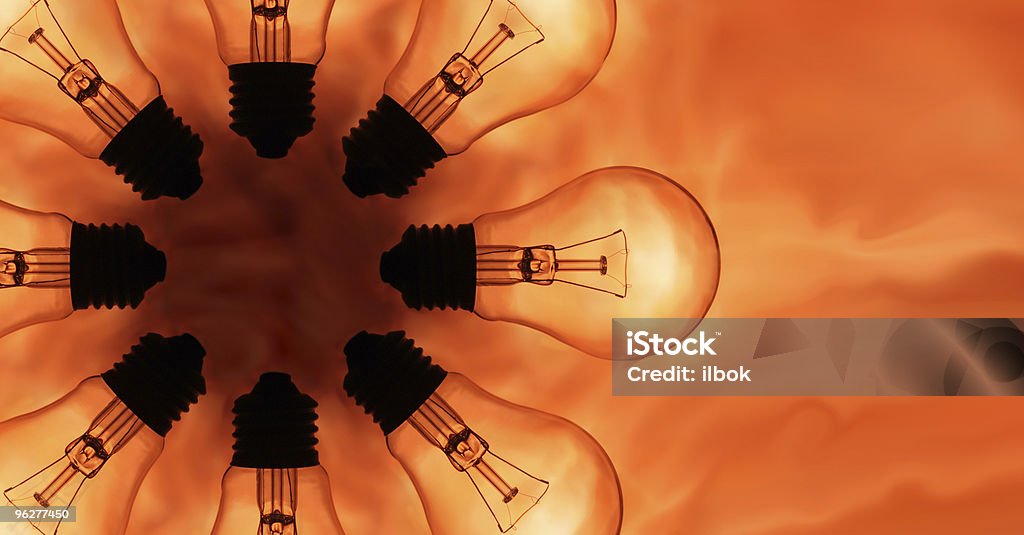 Лампа накаливания - Стоковые фото Креативность роялти-фри