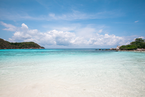 Snorkeling in beautiful sea, Phuket, Thailand