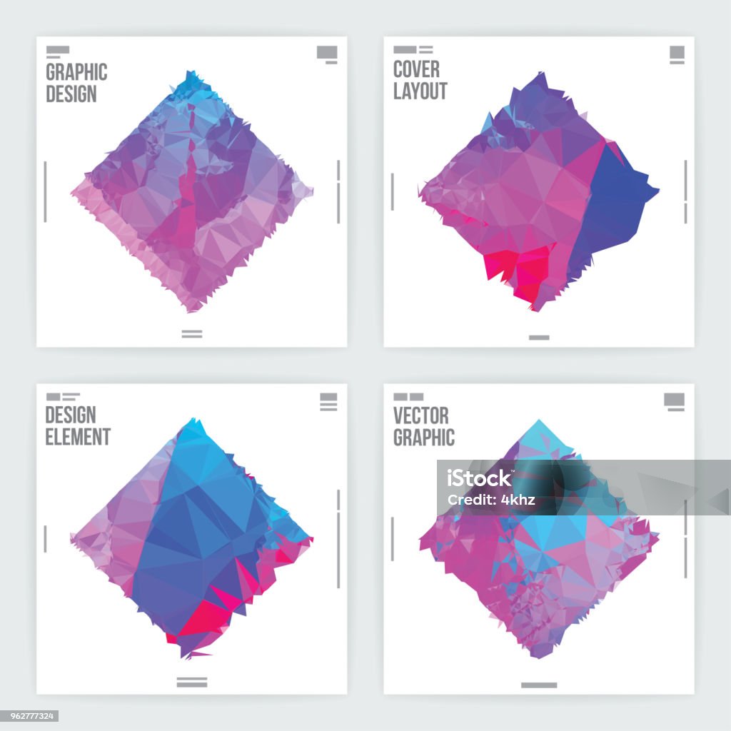 Layout Designs Square Abstract Square Shape Graphic Design Layout Template Stock Illustration ...