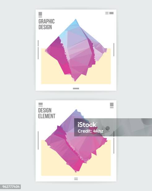 Abstract Square Shape Graphic Design Layout Template Stock Illustration ...