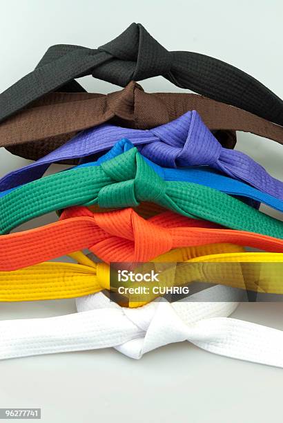 Karate Gürtel Gebunden Stockfoto und mehr Bilder von Judo - Judo, Taekwondo, Karate