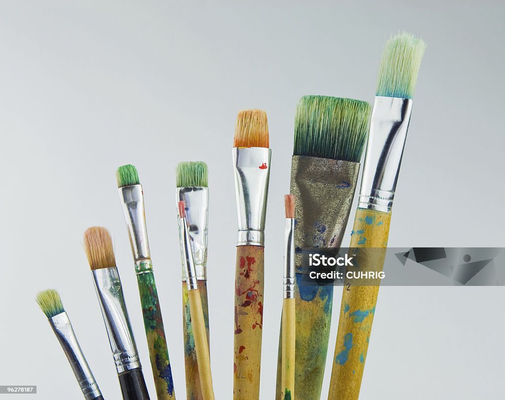 Paintbrushes 사용공간 - 로열티 프리 0명 스톡 사진