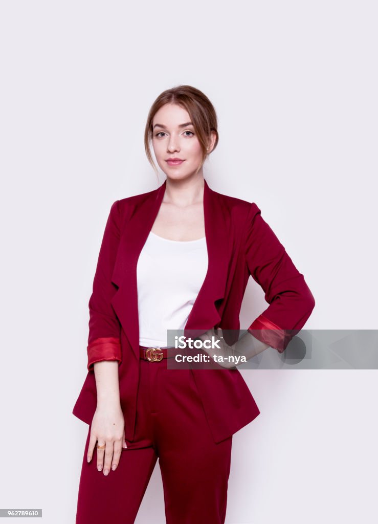 Intelligent Young Businesswoman Wearing Smart Casual Clothes Beautiful  Confident Successful Stock Photo - Download Image Now - iStock