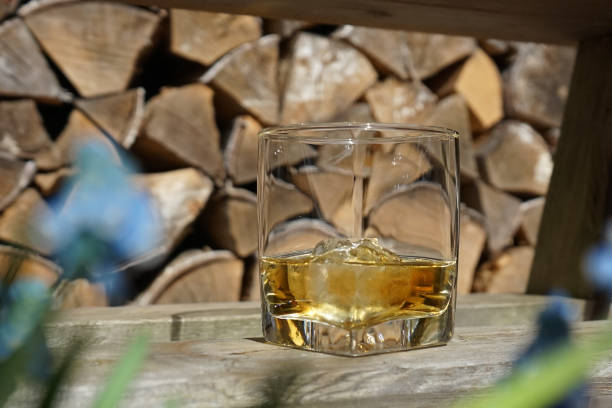 istock Whiskey and natural ice - Stock image 962791182
