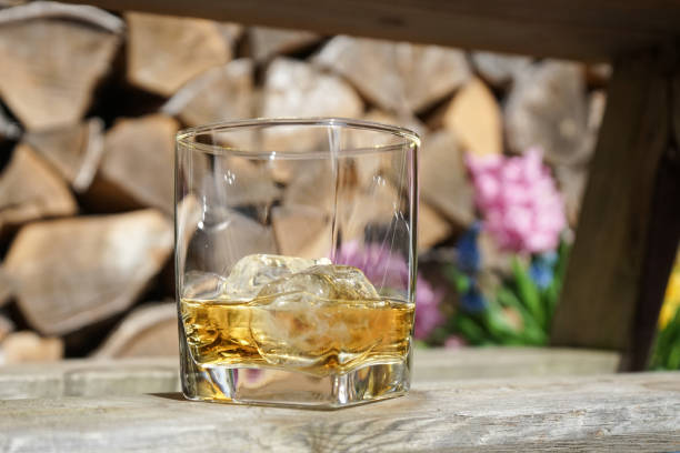 istock Whiskey and natural ice - Stock image 962794078