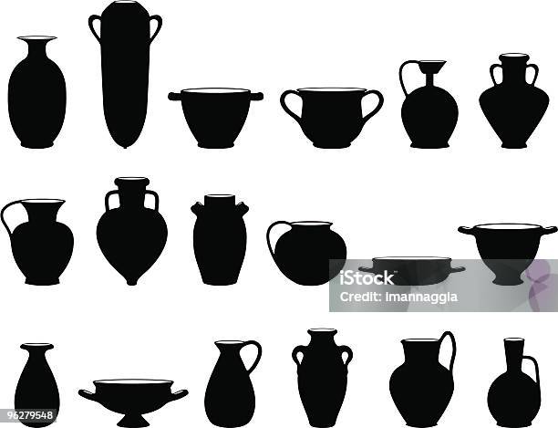 고고학 도자기 로마 양식에 대한 스톡 벡터 아트 및 기타 이미지 - 로마 양식, 팬-주방용구, 0명