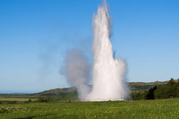 istock Strokkur geyser eruption in Iceland 962804280