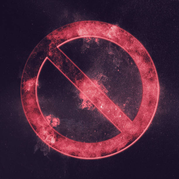 No symbol. No Sign. Abstract night sky background