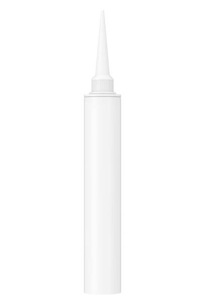 istock Blank Clear Sealant Tube Mockup. 3d Rendering 962824084