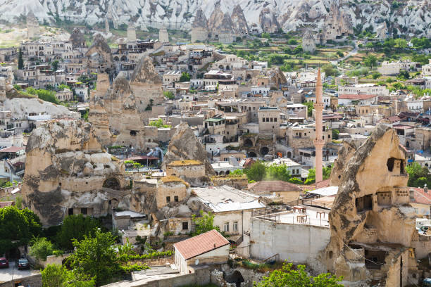 istock skyline of Goreme town in Cappadocia in spring 962826962