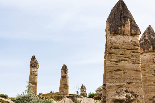 istock several fairy chimney rocks in Goreme Park 962832628